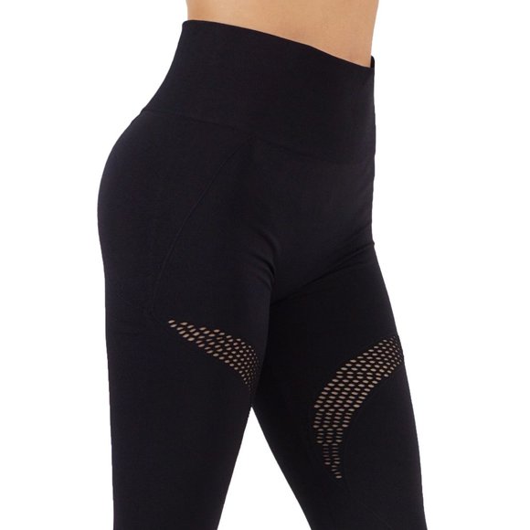 Sexy seamless 7/8 mesh leggings - Picture 2 of 5